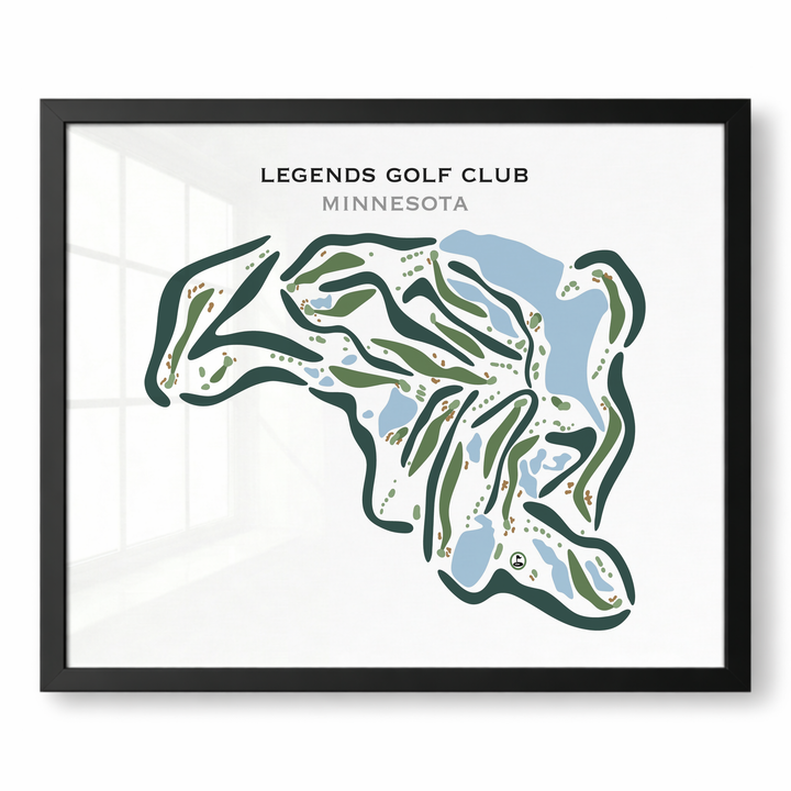 Legends Golf Club, Minnesota - Printed Golf Courses