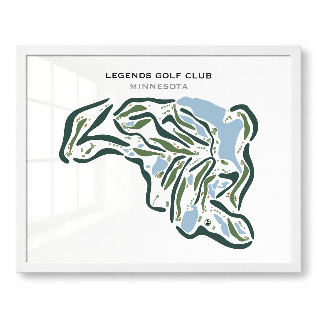 Legends Golf Club, Minnesota - Printed Golf Courses