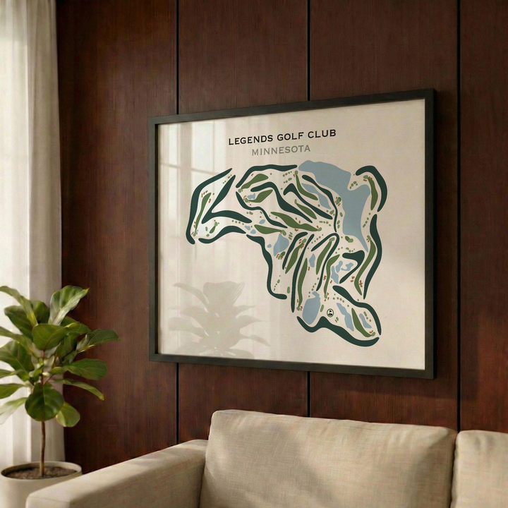 Legends Golf Club, Minnesota - Printed Golf Courses