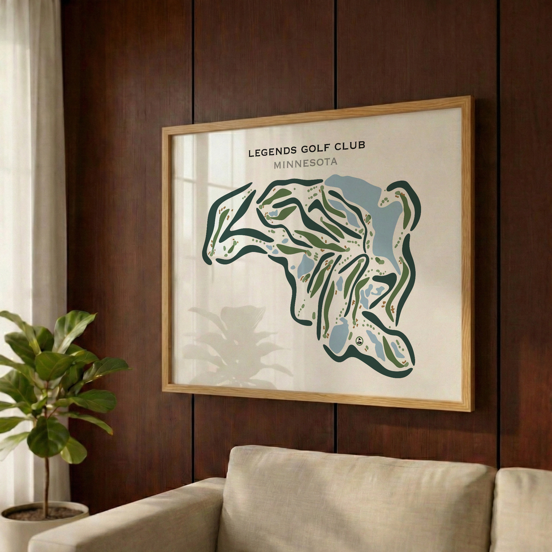 Legends Golf Club, Minnesota - Printed Golf Courses