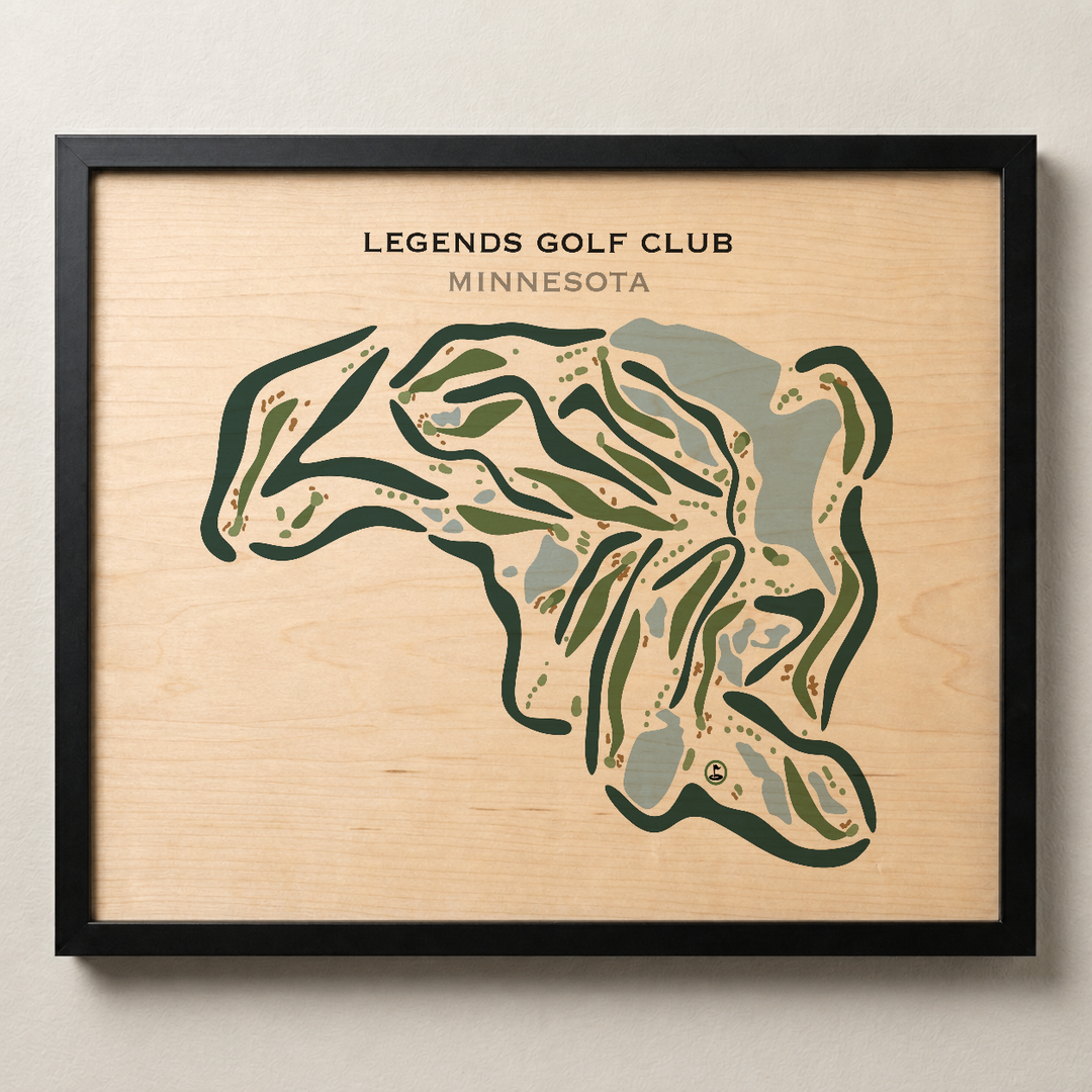 Legends Golf Club, Minnesota - Printed Golf Courses