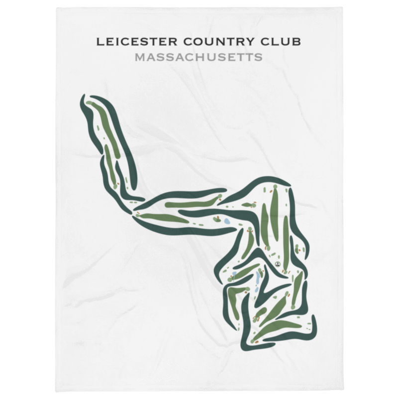 Leicester Country Club, Massachusetts - Printed Golf Courses