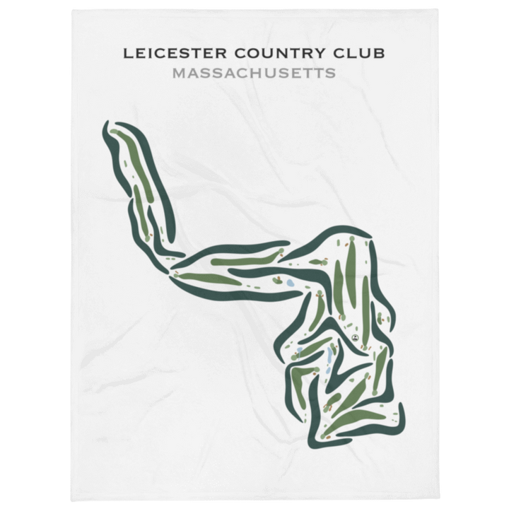 Leicester Country Club, Massachusetts - Printed Golf Courses