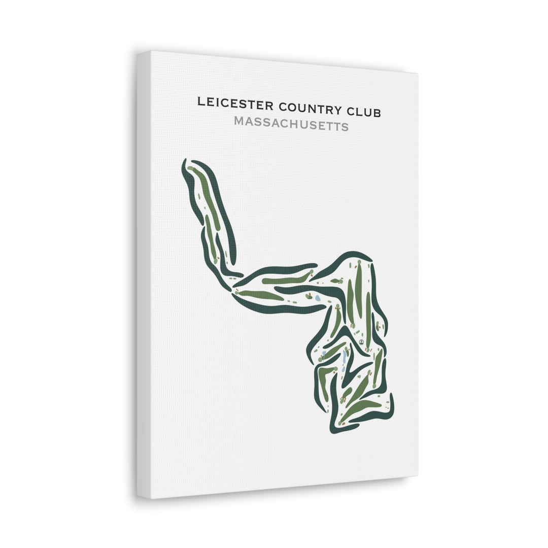 Leicester Country Club, Massachusetts - Printed Golf Courses