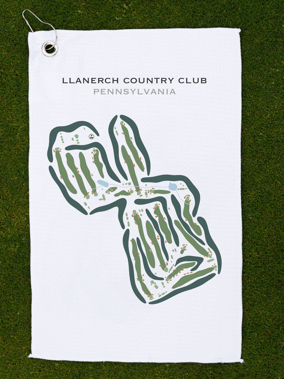 Llanerch Country Club, Pennsylvania - Printed Golf Courses