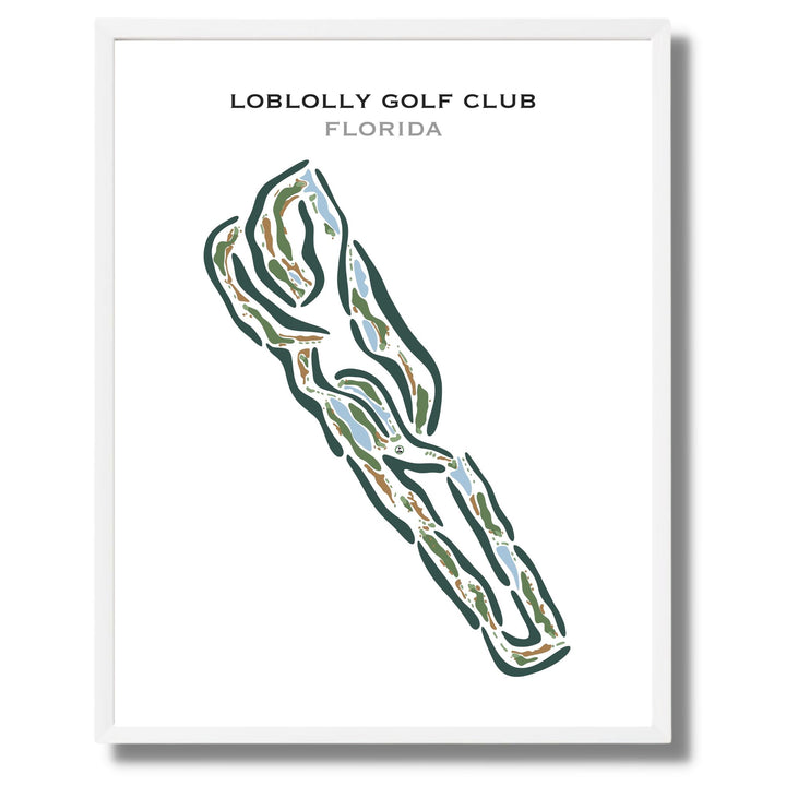 Loblolly Golf Course, Florida - Printed Golf Courses