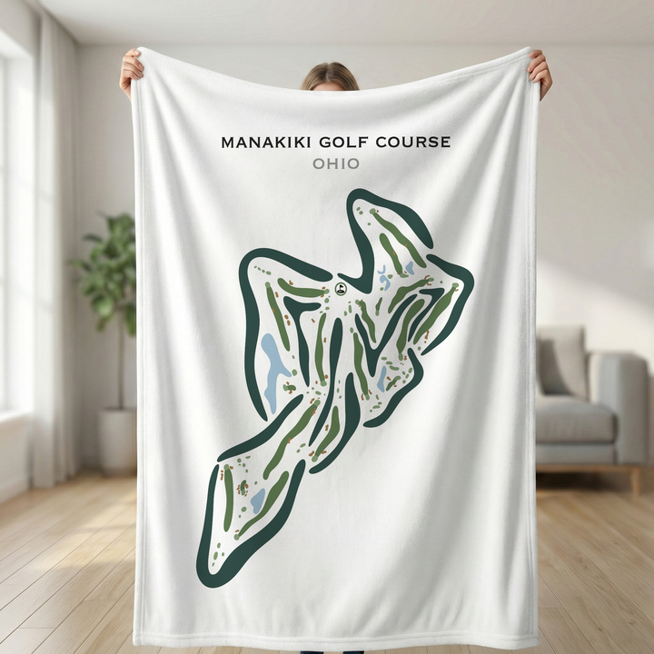 Manakiki Golf Course, Ohio - Printed Golf Courses