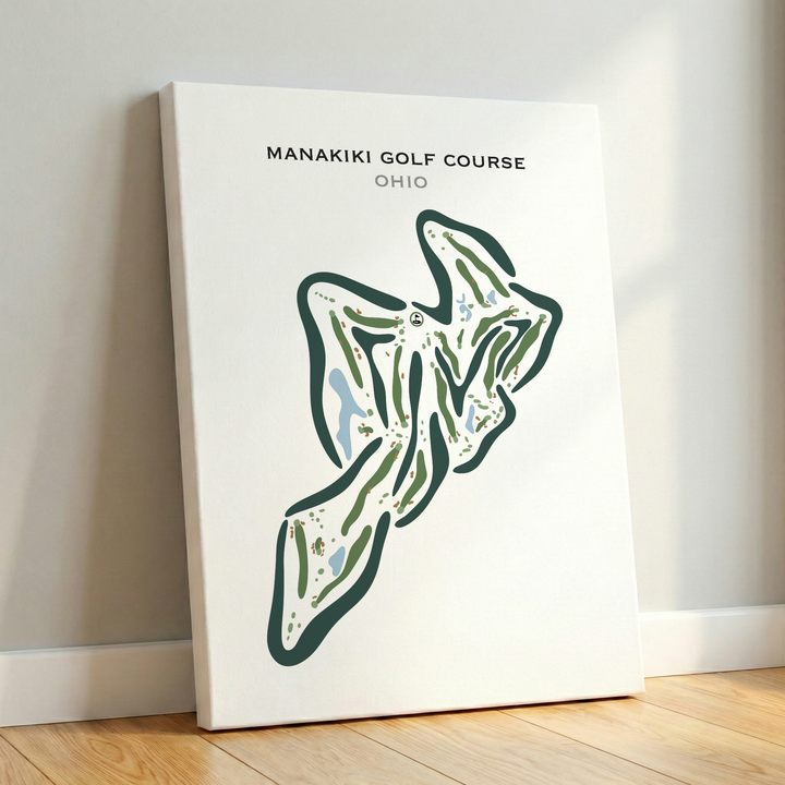 Manakiki Golf Course, Ohio - Printed Golf Courses