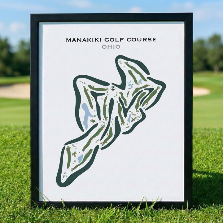 Manakiki Golf Course, Ohio - Printed Golf Courses