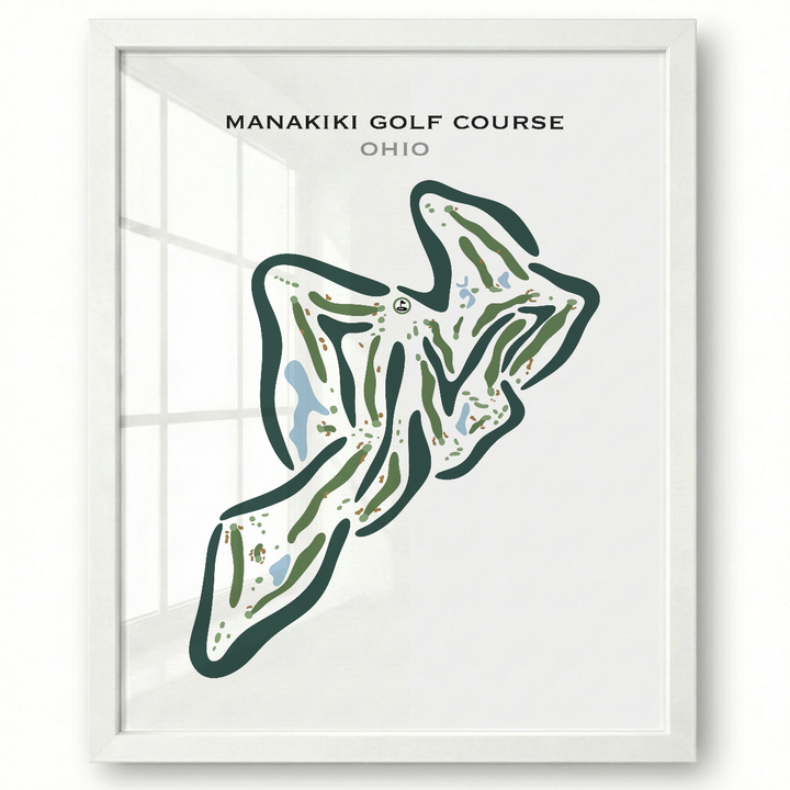 Manakiki Golf Course, Ohio - Printed Golf Courses