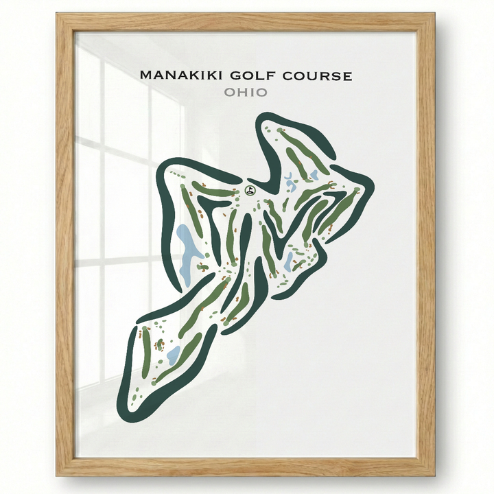 Manakiki Golf Course, Ohio - Printed Golf Courses