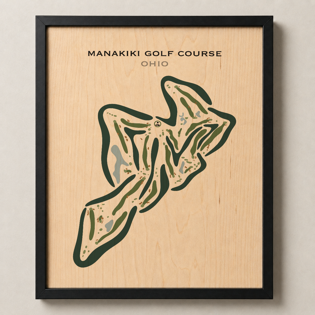 Manakiki Golf Course, Ohio - Printed Golf Courses
