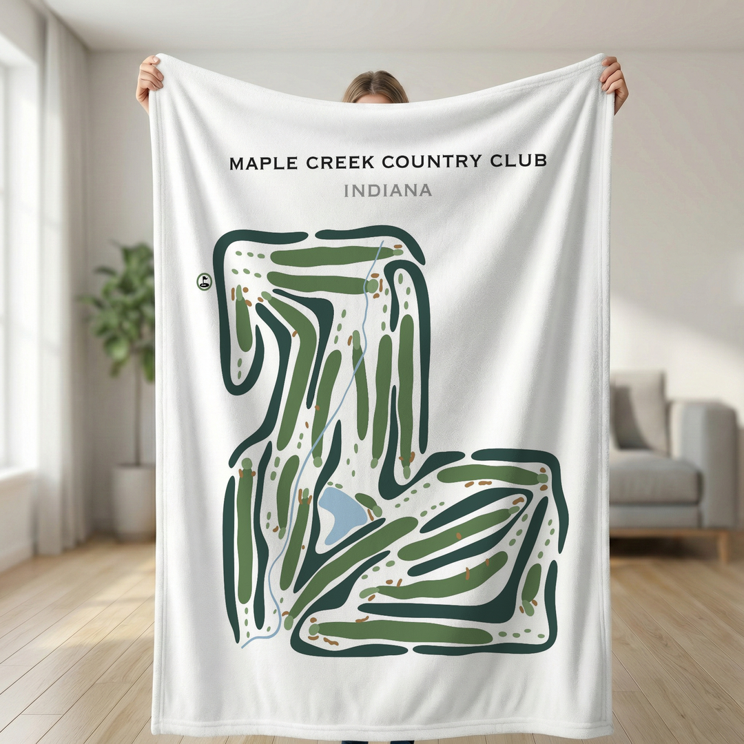 Maple Creek Country Club, Indiana - Printed Golf Courses