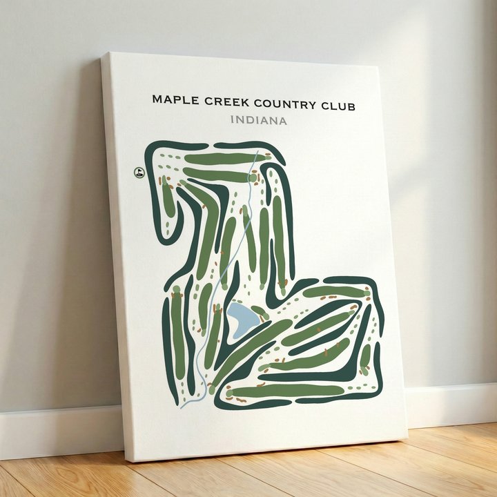 Maple Creek Country Club, Indiana - Printed Golf Courses