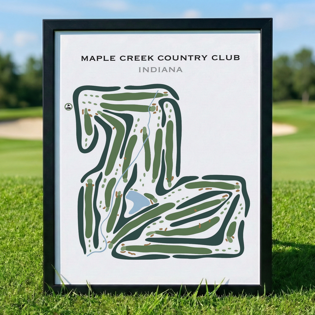 Maple Creek Country Club, Indiana - Printed Golf Courses