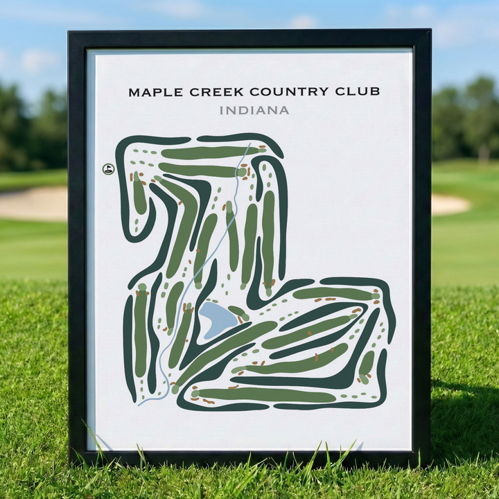 Maple Creek Country Club, Indiana - Printed Golf Courses