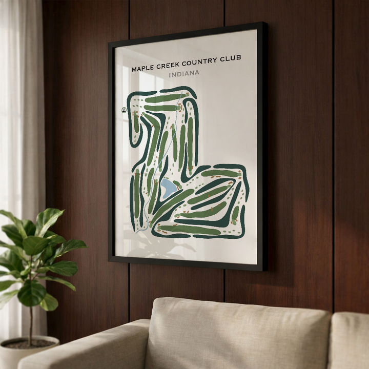 Maple Creek Country Club, Indiana - Printed Golf Courses