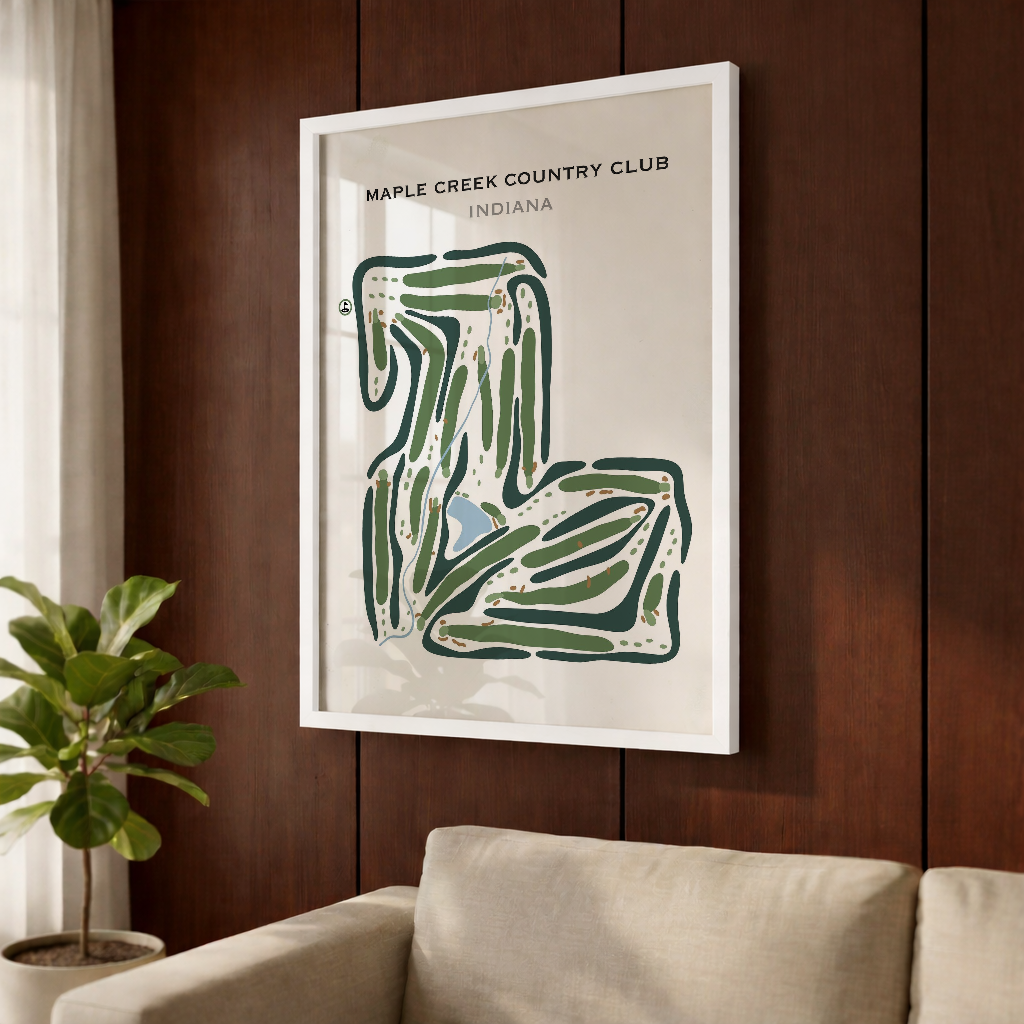 Maple Creek Country Club, Indiana - Printed Golf Courses