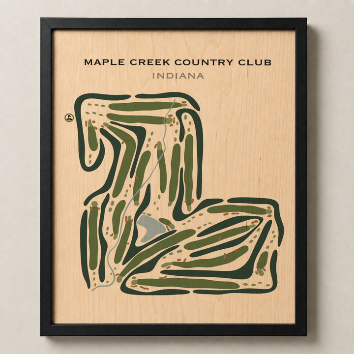 Maple Creek Country Club, Indiana - Printed Golf Courses