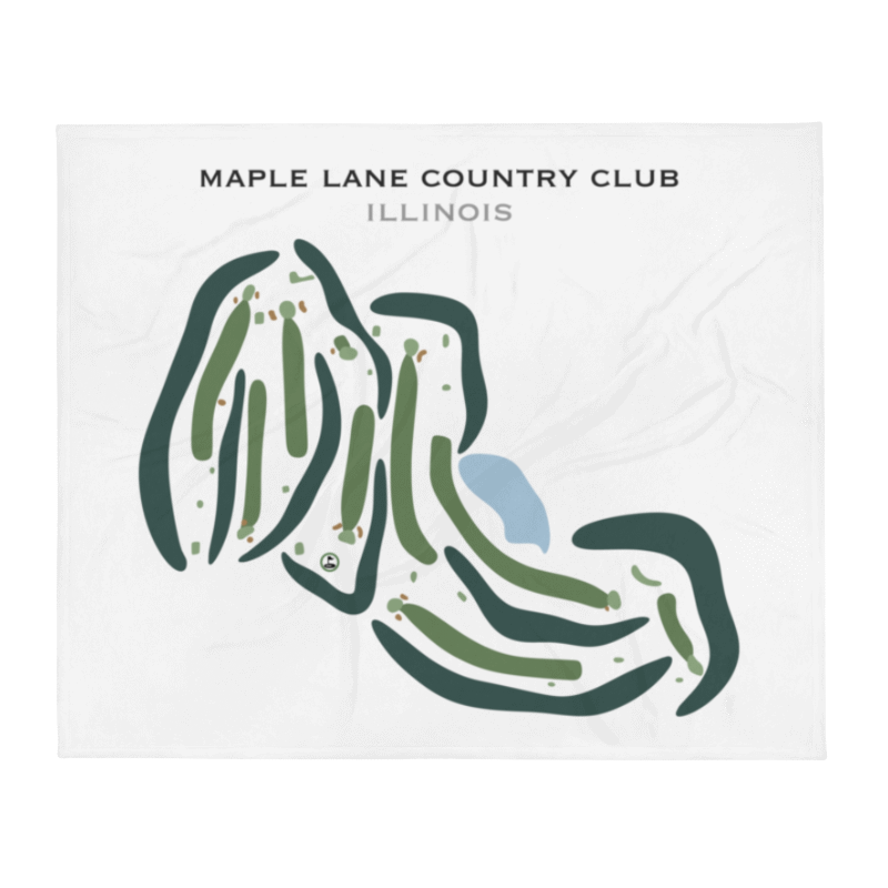 Maple Lane Country Club, Illinois - Printed Golf Courses