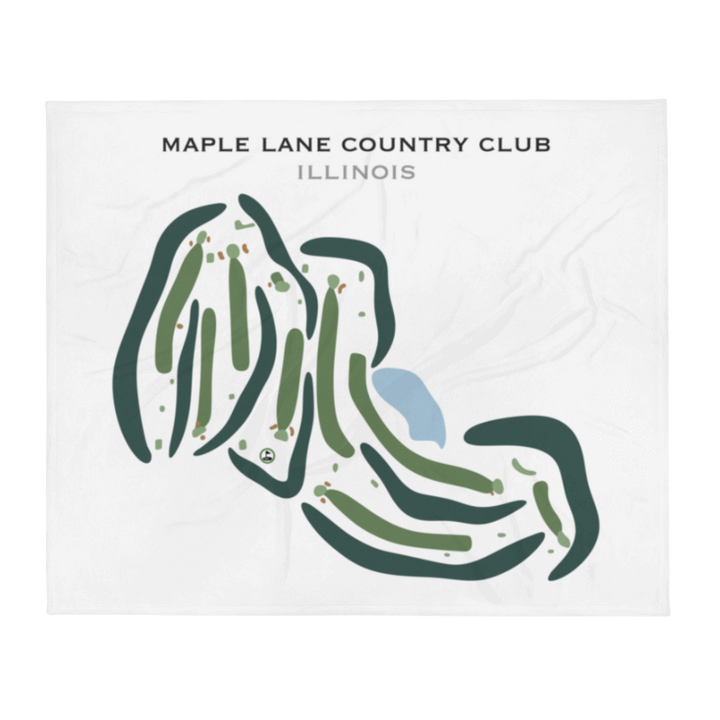 Maple Lane Country Club, Illinois - Printed Golf Courses