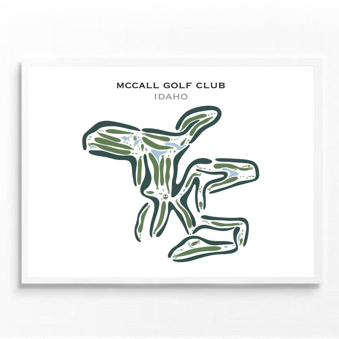 McCall Golf Club, Idaho - Printed Golf Courses - Golf Course Prints