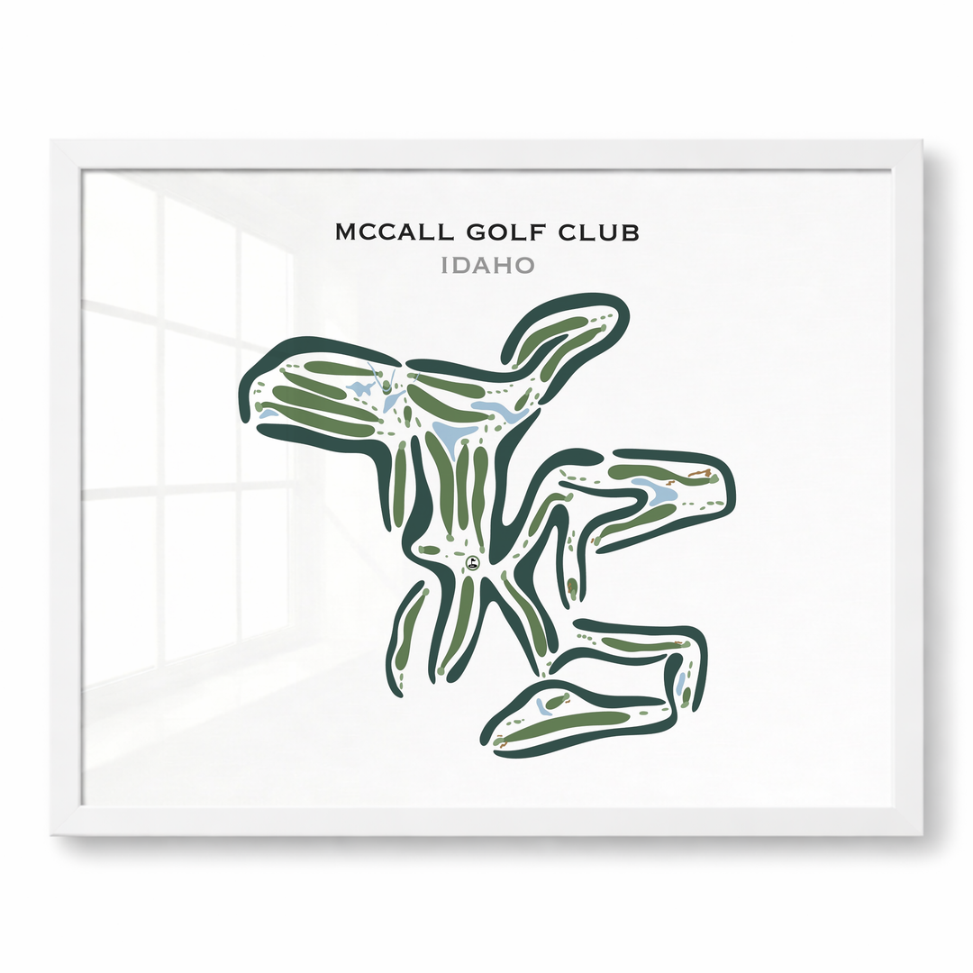 McCall Golf Club, Idaho - Printed Golf Courses