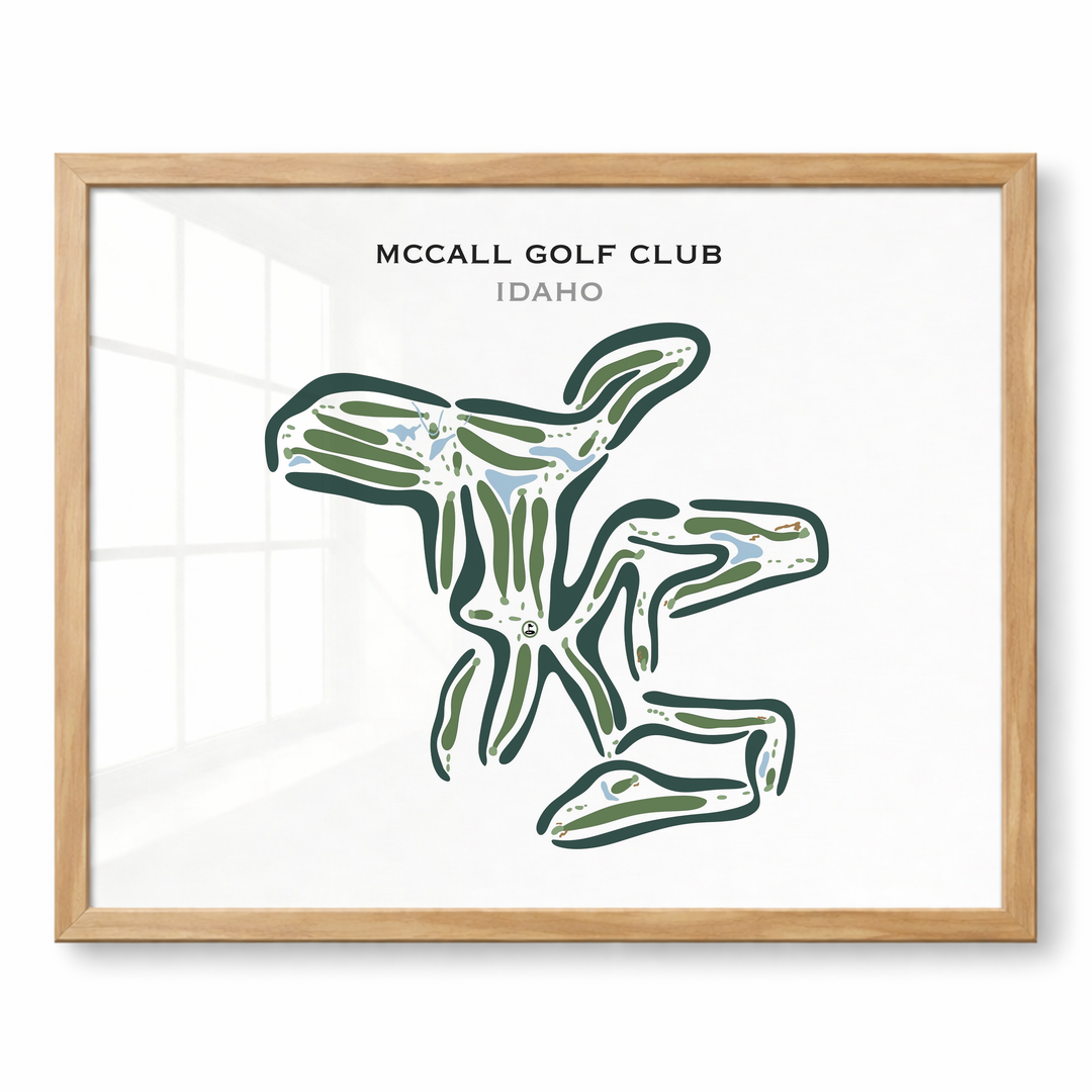 McCall Golf Club, Idaho - Printed Golf Courses
