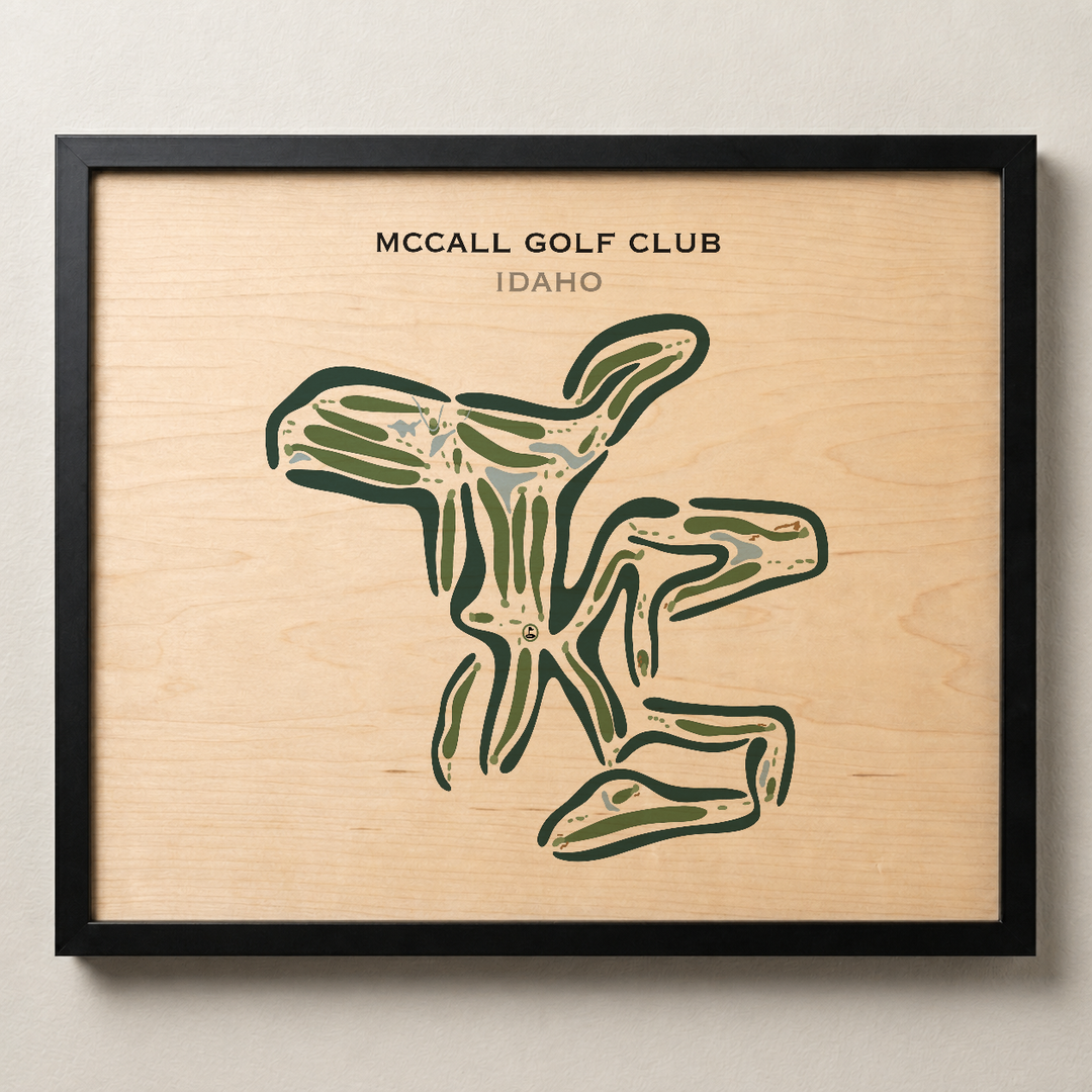 McCall Golf Club, Idaho - Printed Golf Courses