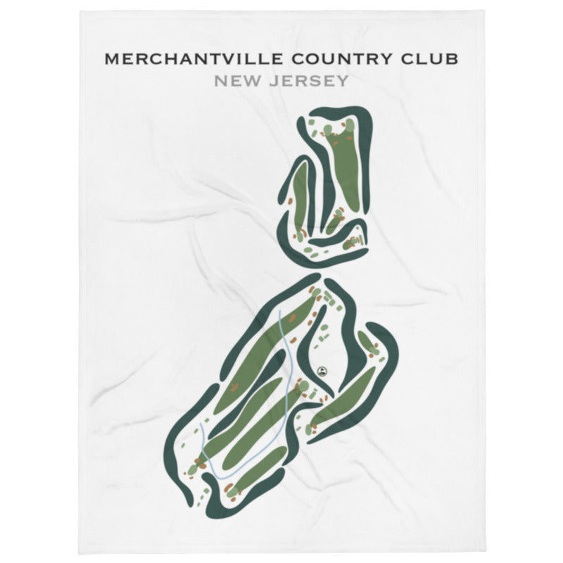 Merchantville Country Club, New Jersey - Printed Golf Courses