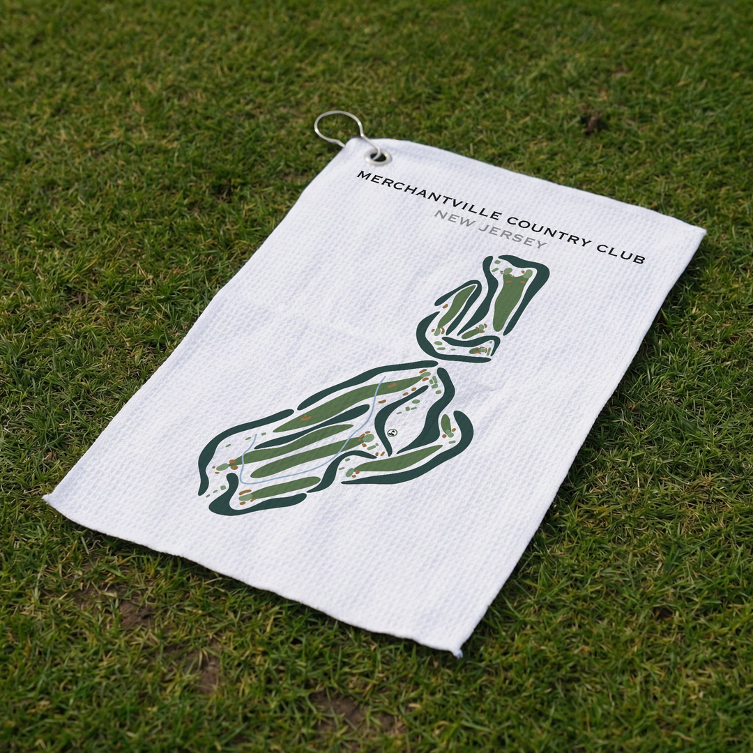 Merchantville Country Club, New Jersey - Printed Golf Courses