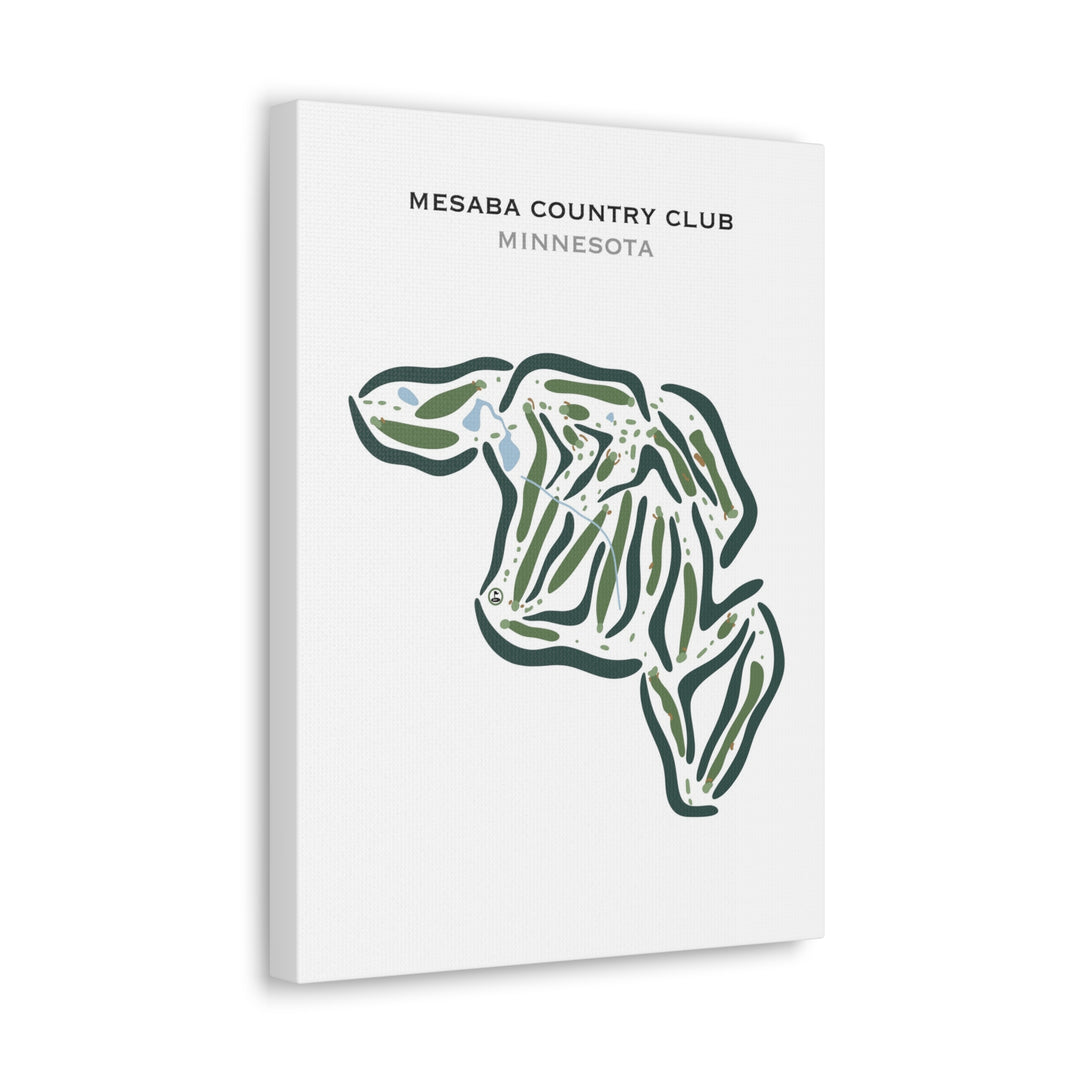 Mesaba Country Club, Minnesota - Printed Golf Courses