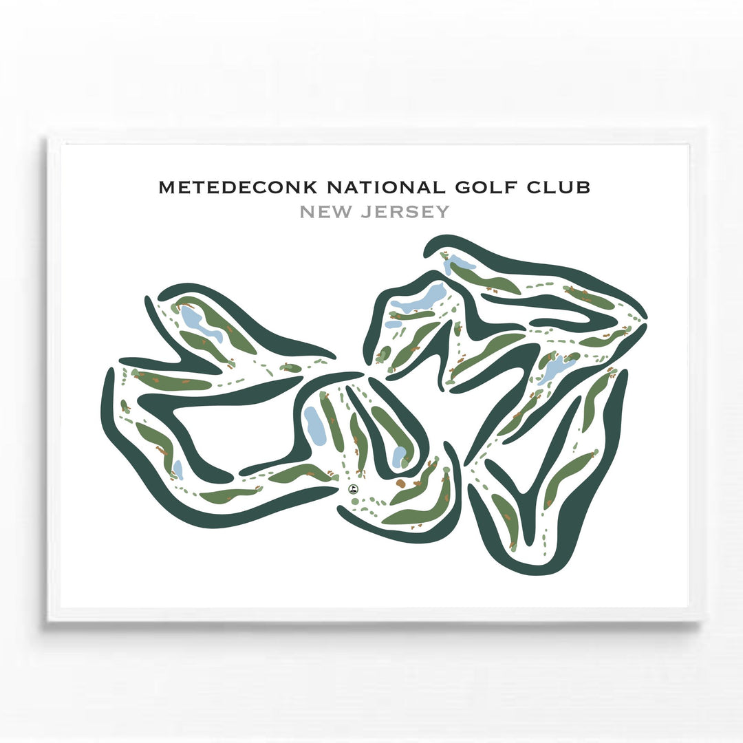 Metedeconk National Golf Club, New Jersey - Printed Golf Courses
