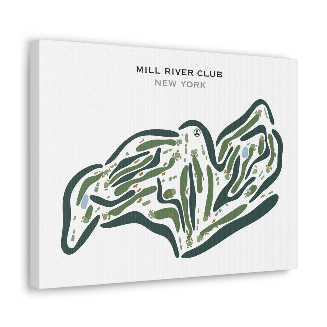 Mill River Club, New York - Printed Golf Courses