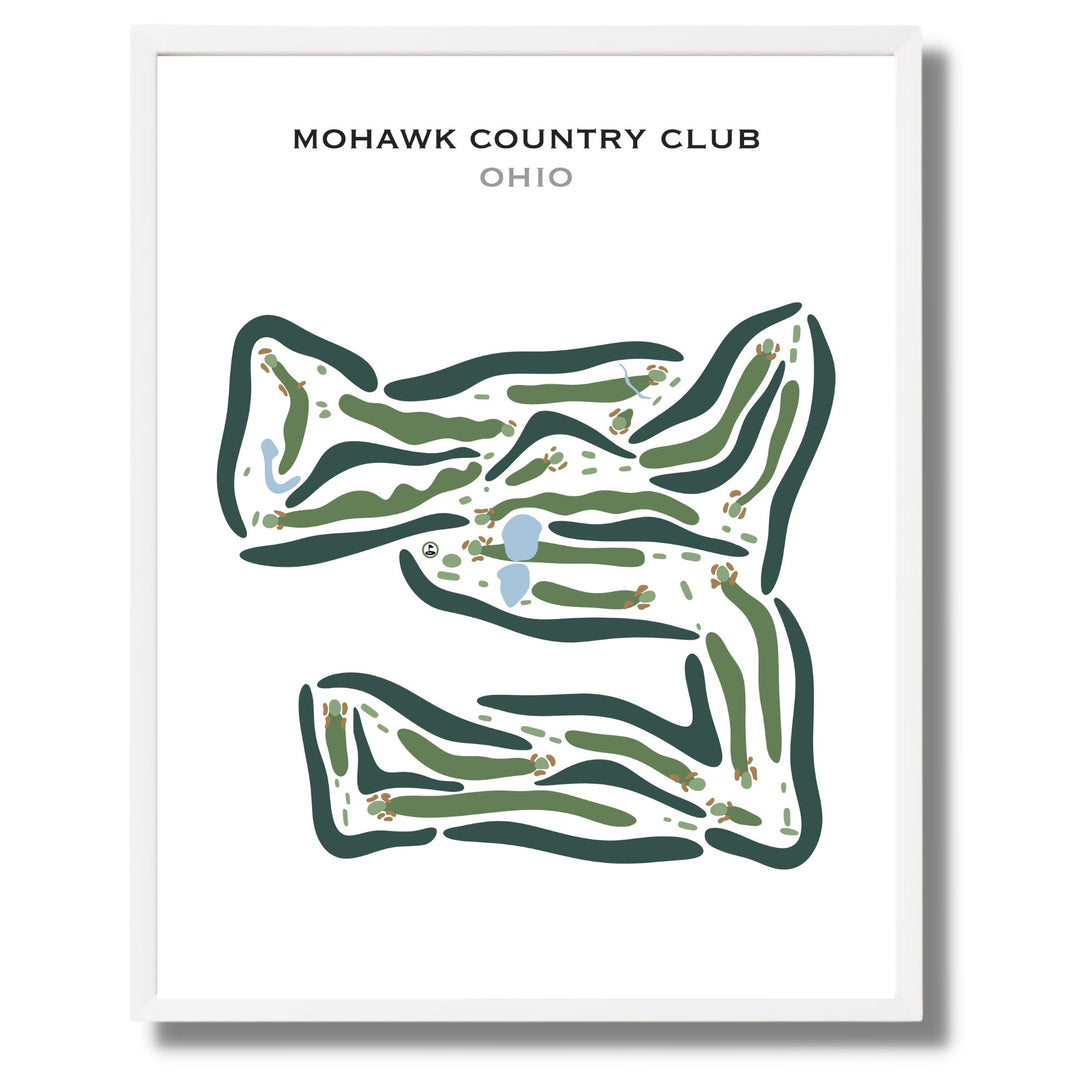 Mohawk Golf Country Club, Ohio - Printed Golf Courses