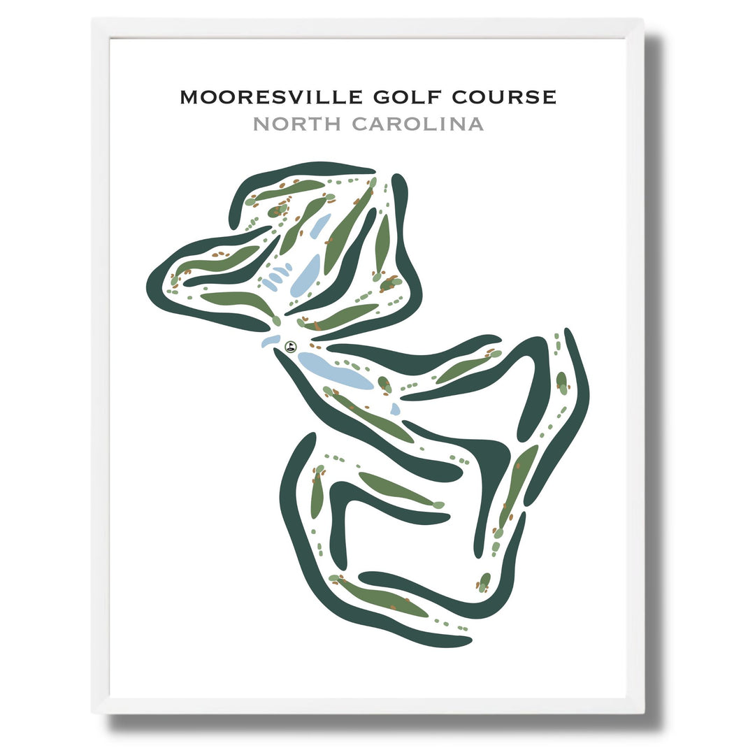 Mooresville Golf Course, North Carolina - Printed Golf Courses