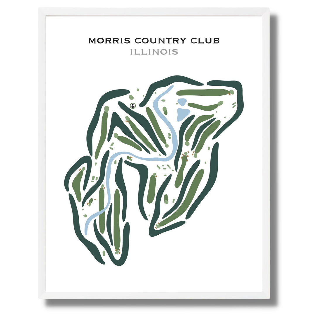 Morris Country Club, Illinois - Printed Golf Courses