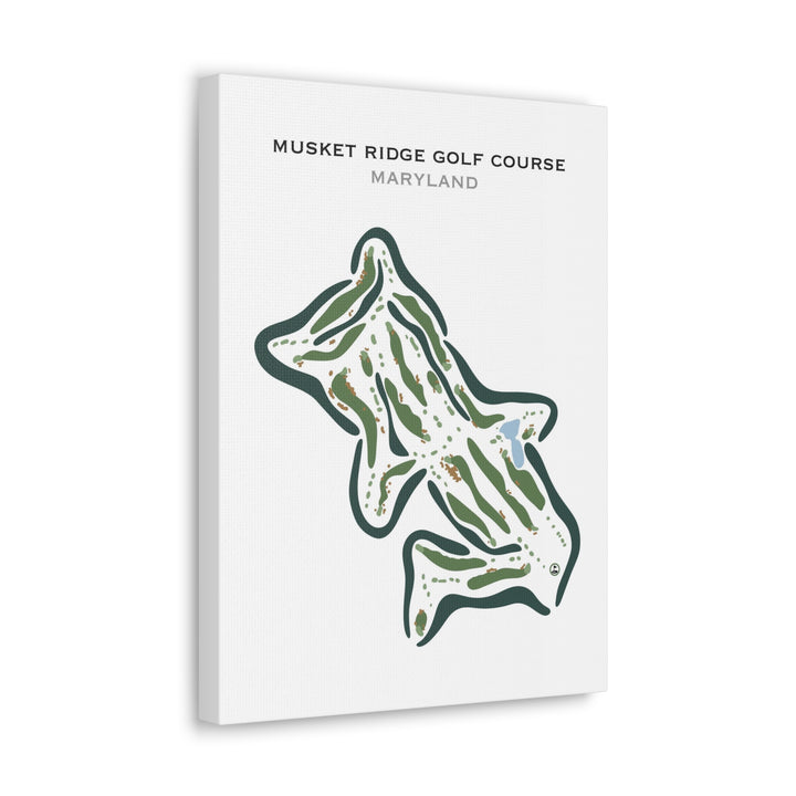 Musket Ridge Golf Club, Maryland - Printed Golf Courses