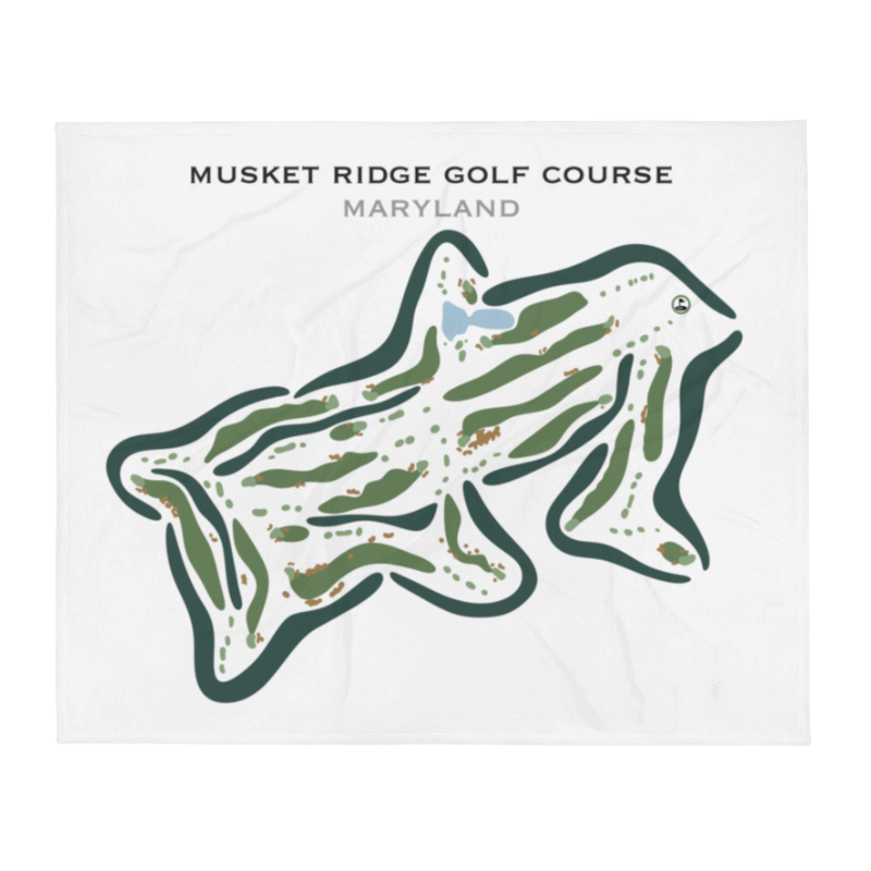Musket Ridge Golf Course, Maryland - Printed Golf Courses