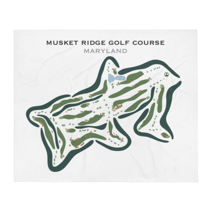 Musket Ridge Golf Course, Maryland - Printed Golf Courses