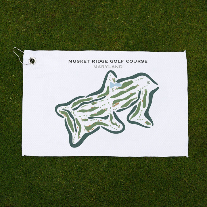 Musket Ridge Golf Course, Maryland - Printed Golf Courses