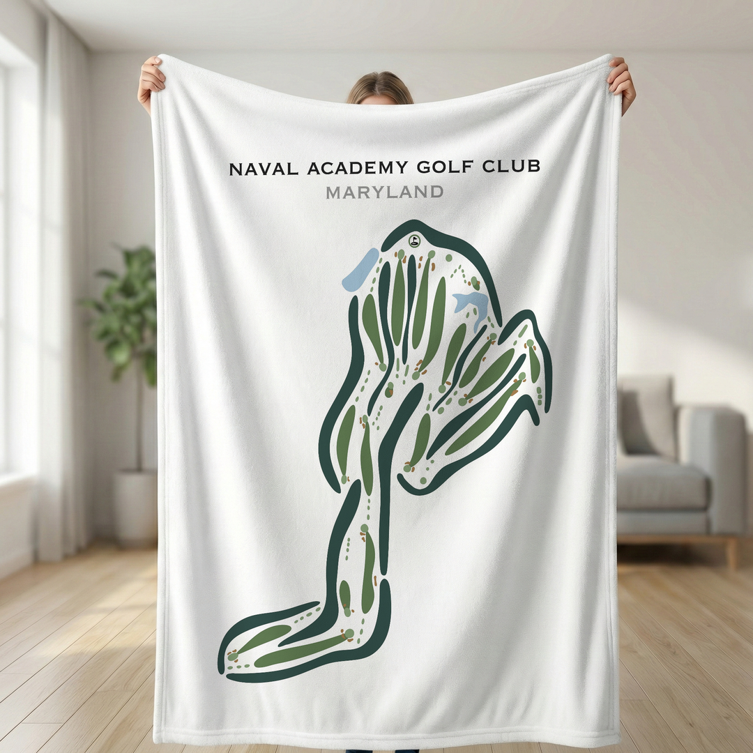 Naval Academy Golf Club, Annapolis, Maryland - Printed Golf Courses