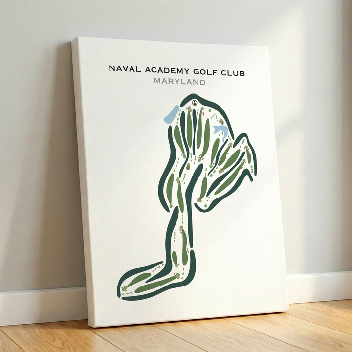 Naval Academy Golf Club, Annapolis, Maryland - Printed Golf Courses