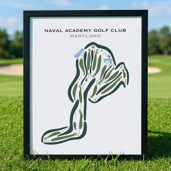 Naval Academy Golf Club, Annapolis, Maryland - Printed Golf Courses