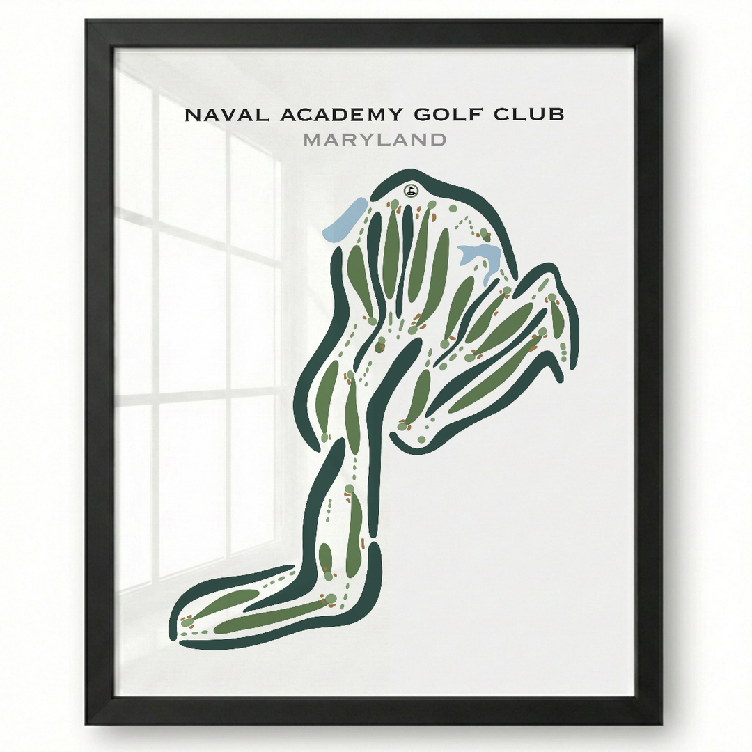 Naval Academy Golf Club, Annapolis, Maryland - Printed Golf Courses