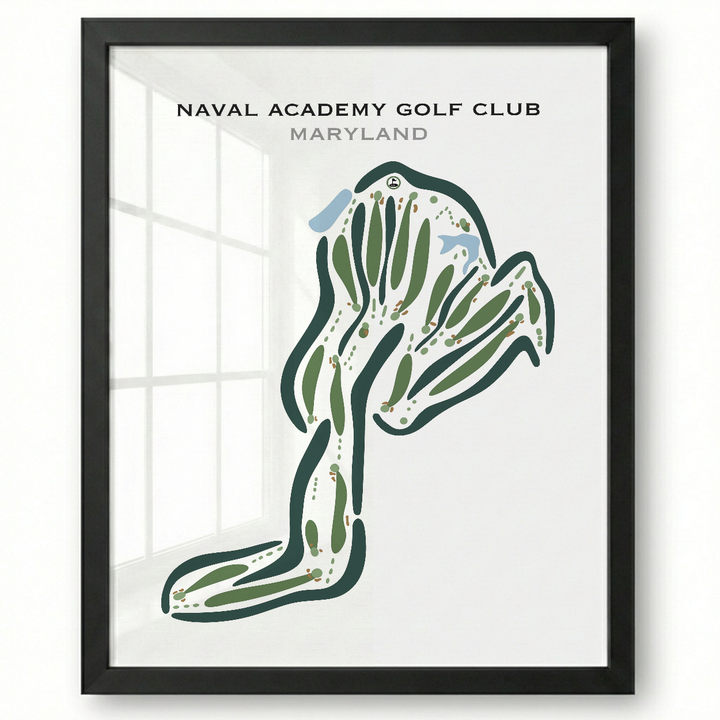 Naval Academy Golf Club, Annapolis, Maryland - Printed Golf Courses