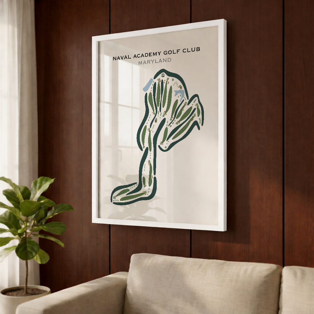 Naval Academy Golf Club, Annapolis, Maryland - Printed Golf Courses