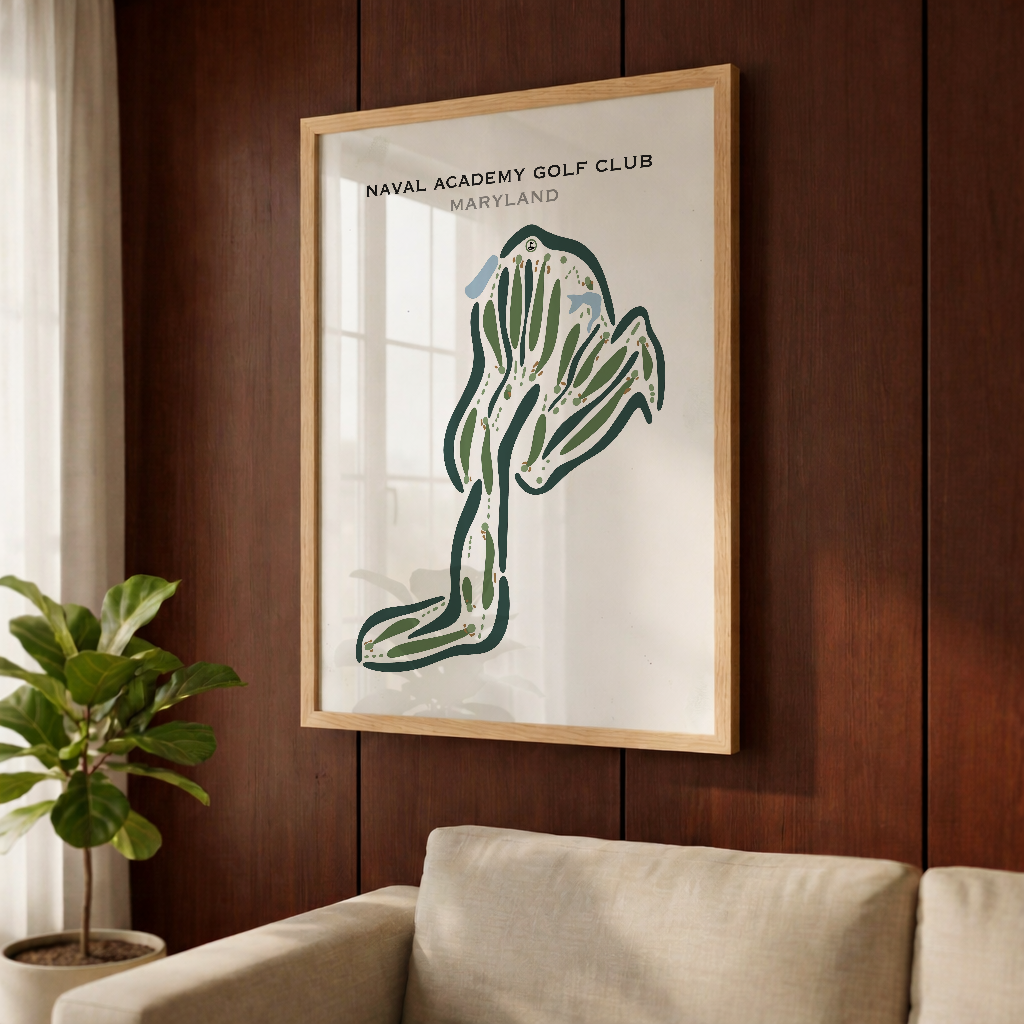 Naval Academy Golf Club, Annapolis, Maryland - Printed Golf Courses