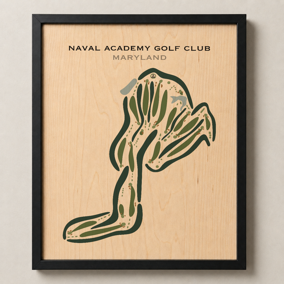 Naval Academy Golf Club, Annapolis, Maryland - Printed Golf Courses