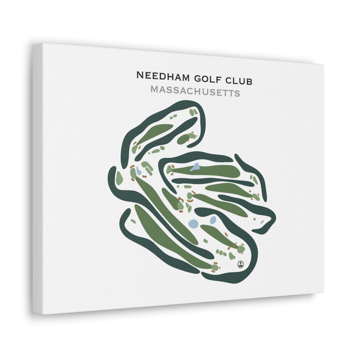 Needham Golf Course, Massachusetts - Printed Golf Courses